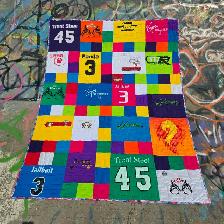 T-Shirt Jersey Concerts Travel Memory Quilts Handmade Longarm - Photo 5