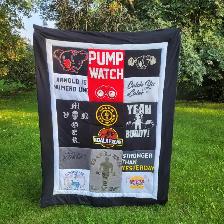 T-Shirt Jersey Concerts Travel Memory Quilts Handmade Longarm - Photo 8
