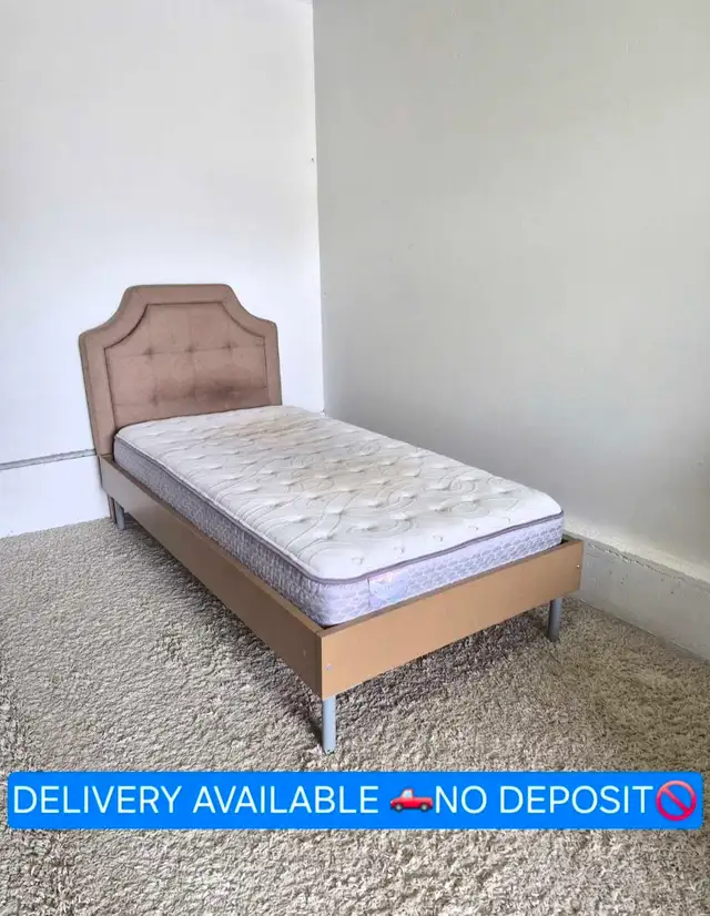 DELIVERY AVAILABLE Single Size / Twin Size Bedframe and Mattress