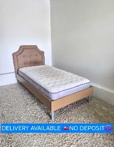DELIVERY AVAILABLE Single Size / Twin Size Bedframe and Mattress