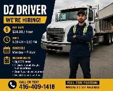 DZ DRIVER – MISSISSAUGA