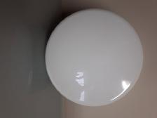 PLAFONNIER EN VERRE BLANC 11'DIAMÈTRE EMPOULES AU DEL: $20.00 - Photo 4