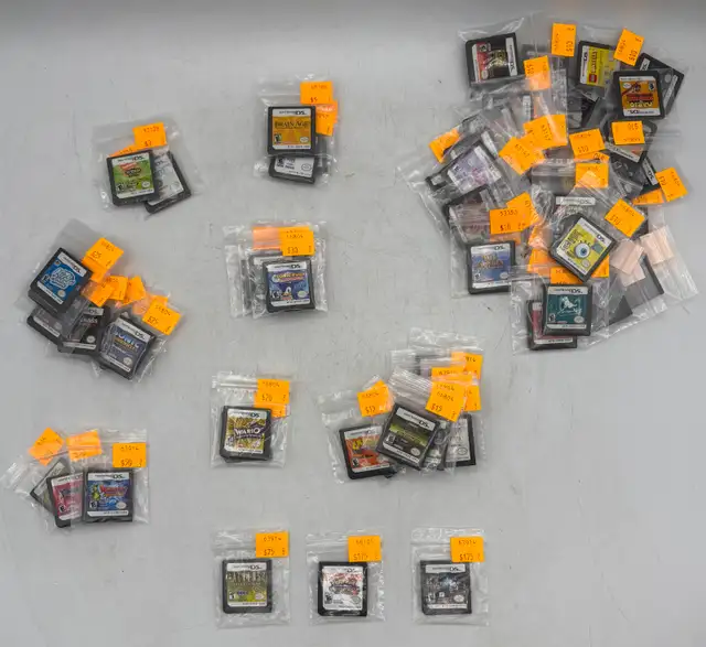 Nintendo DS Games (No Cases): Pokemon White 2, Sonic, Kirby, etc