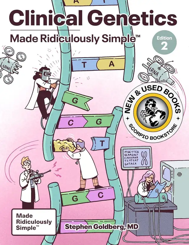 Clinical Genetics Made Ridiculously Simple 2E 9781962445351