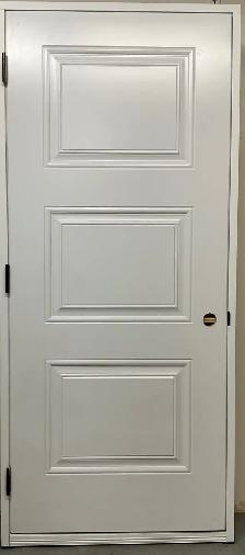 1445PA Porte d’acier 34″D Blanche Sydney bosse intérieur - Photo 2