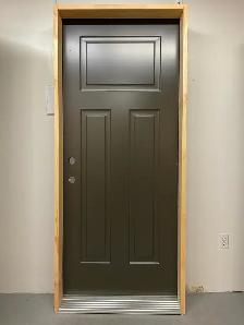 1411PA Porte d’acier 34″D Brun commercial