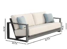 Outdoor patio 4 piece conversation set - Photo 7