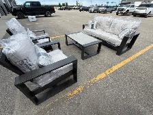 Outdoor patio 4 piece conversation set