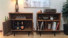 Mid century. TEAK TECK. Buffet, bibliothèque, bahut disques viny - Photo 7