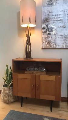 Mid century. TEAK TECK. Buffet, bibliothèque, bahut disques viny - Photo 9