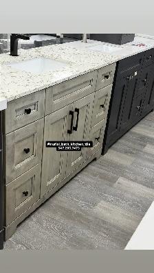 Kitchen Cabinet, Countertop, Faucet , Mirror