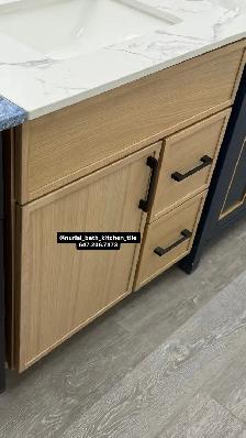 Bathroom Vanity, Kitchen Cabinet, Countertop, Bathtub