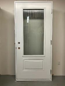 1430PA Porte d’acier 36G Noir style masterline slab orlean 23x49 - Photo 2