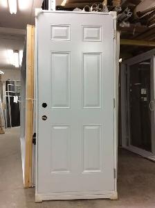 1245PA Porte d’acier 34″G Blanche - Photo 2