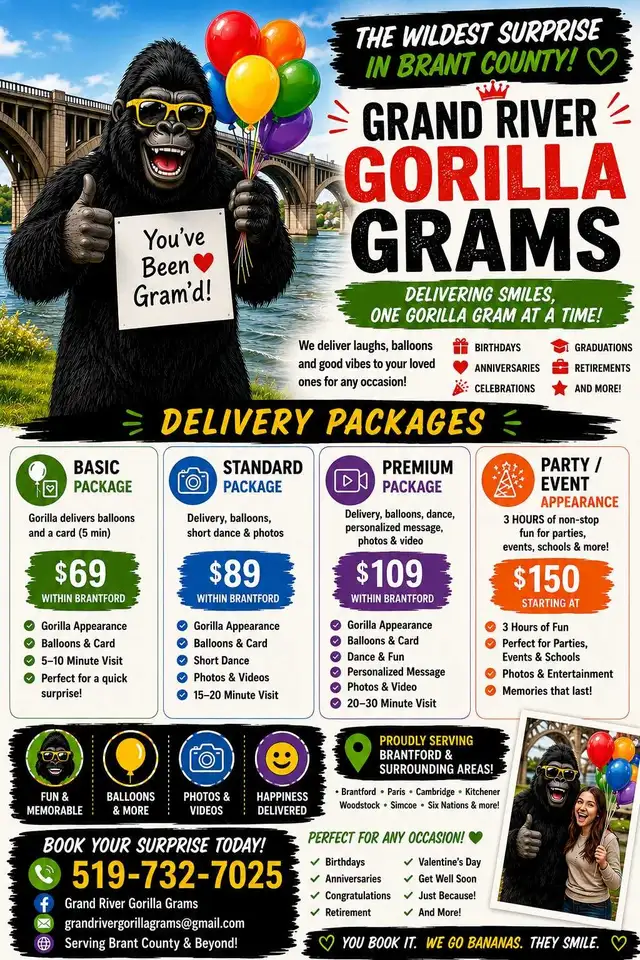 Grand River Gorilla Grams