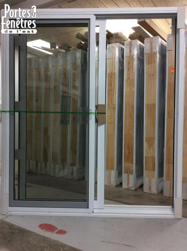 6PP Porte Patio PVC Verre Low-E Blanc Énergie Star 70 1/2 X 81