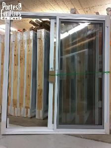 6PP Porte Patio PVC Verre Low-E Blanc Énergie Star 70 1/2 X 81 - Photo 2