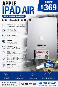 Apple iPad Air 4th Generation – 64GB (Cellular   Wi-Fi)