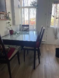 Table et chaises