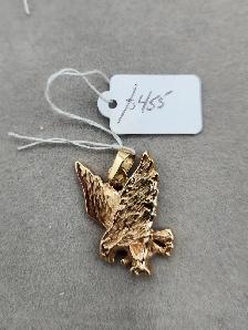 10k Gold Pendants: Citrine, Aquamarine, Amethyst, Diamond, Cross - Photo 3
