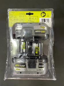 NEW RYOBI PBP2004 4AH 2 PACK BATTERY - Photo 2