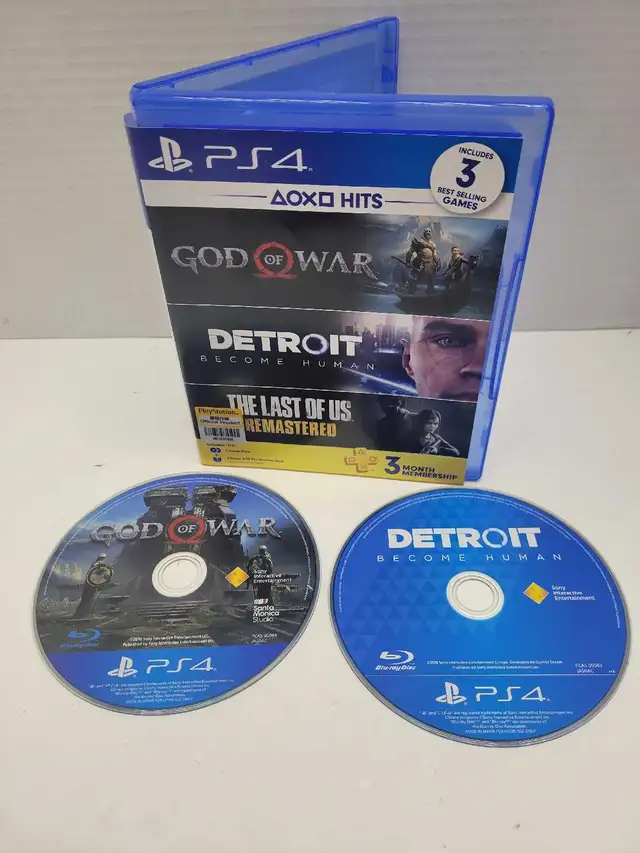 PS4 Hits 2 Pack God of War/Detroit Become Human