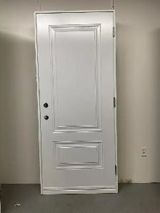 1387PSM Porte d’acier 34″ Noire Orlean  Gauche ou Droite - Photo 2