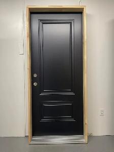 1387PSM Porte d’acier 34″ Noire Orlean  Gauche ou Droite - Photo 3