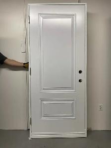 1387PSM Porte d’acier 34″ Noire Orlean  Gauche ou Droite - Photo 4