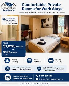Large Furnished Room with Private Washroom | Contractors Welcome