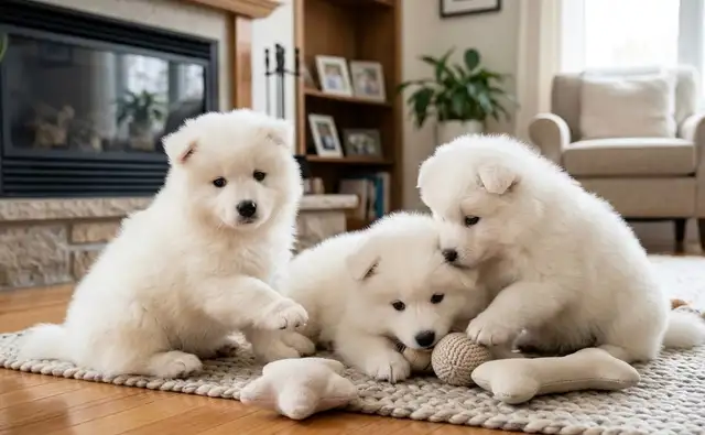 TEDDY BEAR FACED SAMOYED PUPPIES AVAILABLE IN THE GTA