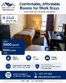 Large Furnished Room | Weekly & Monthly Rentals Available