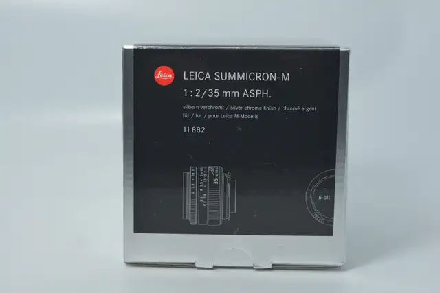 Leica Summicron-M 35mm / f2 ASPH Black ID 3046