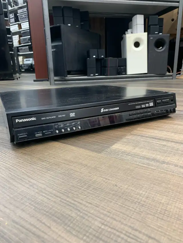 Panasonic DVD-F87 5 Disc Player