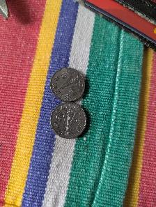vintage Canadian 5 cent coins - Photo 3