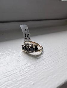 Brand New Silver Natural Blue Sapphire Ring For Sale - Photo 3
