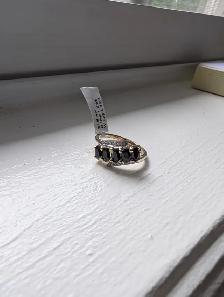Brand New Silver Natural Blue Sapphire Ring For Sale - Photo 4