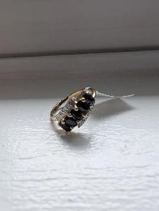 Brand New Silver Natural Blue Sapphire Ring For Sale - Photo 6