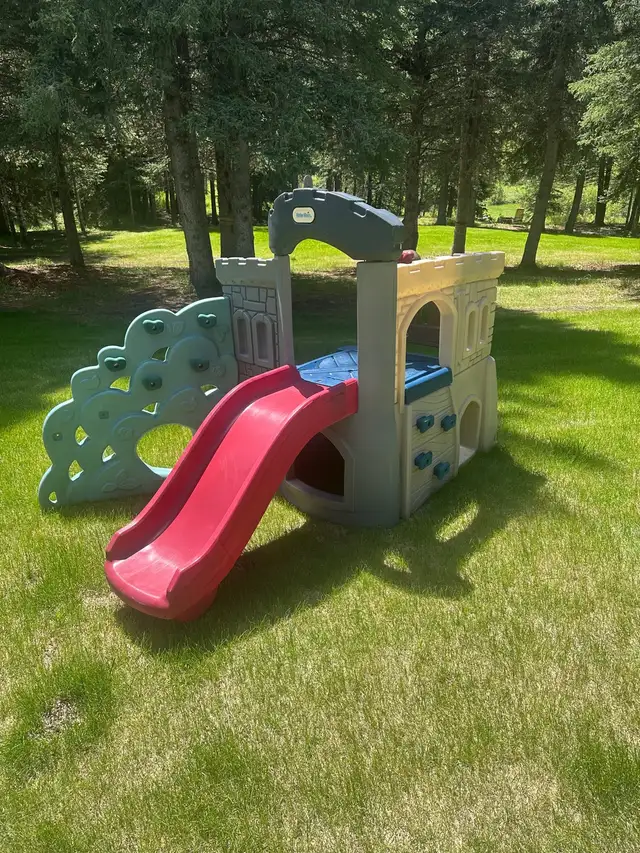 Kids Outdoor Climber and Slide Set