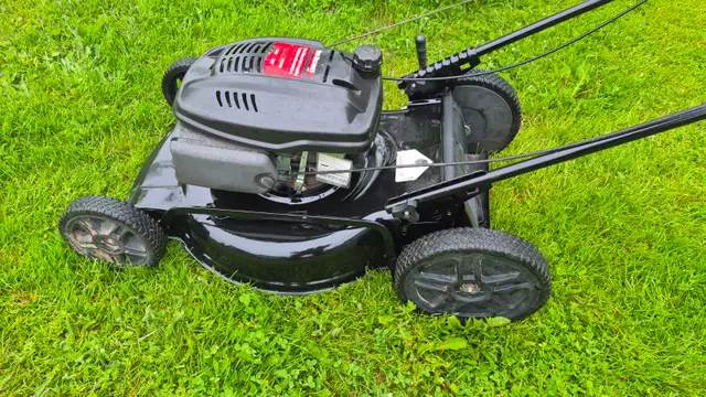 Big wheel push mower for sale