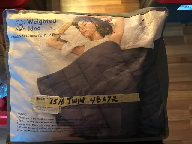 ONE NEW ZONLI Weighted Blanket 15 lbs Twin Size (48''x72'')