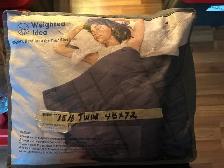 ONE NEW ZONLI Weighted Blanket 15 lbs Twin Size (48''x72'')