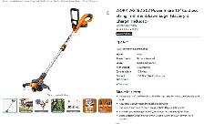 Brand New Worx Cordless 20V Trimmer For Sale - Photo 6