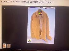 E NEW STROMTECH SWEADE LEATHER JACKET - NEVER WORN - Photo 3
