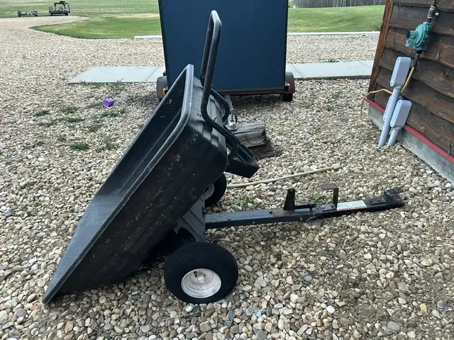 Wheel Barrel Tow Behind Dump