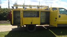 08 Ford F350 diesel 4x4 Service Truck with hydraulic tailgate - Photo 5