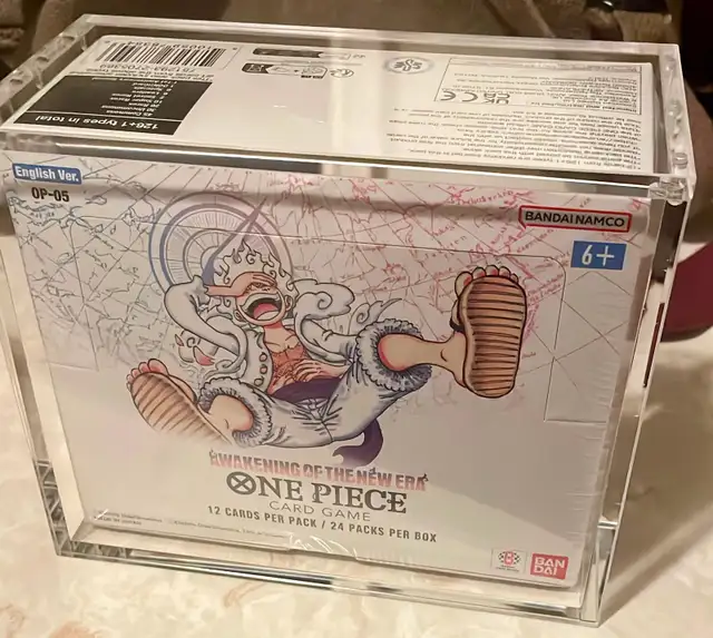 ONE Piece Acrylic Booster Box Case. NEW!