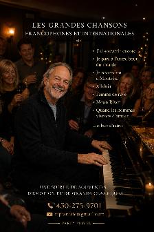 PIANISTE POP, MONTRÉAL, LAVAL ET LES LAURENTIDES