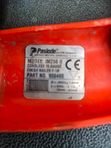 Paslode 16-18 Gauge Cordless Finish Nailer 1 Battery 3 Cartiges - Photo 2