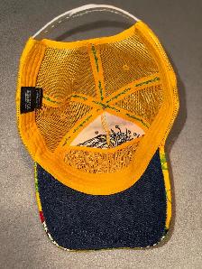 Rare Ed Hardy Tiger Rhinestone Trucker Hat – Yellow Snapback - Photo 6